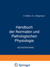 Buchcover Handbuch der Normalen und Pathologischen Physiologie