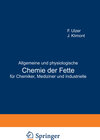 Buchcover Allgemeine und physiologische Chemie der Fette für Chemiker, Mediziner und Industrielle
