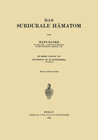 Buchcover Das subdurale Hämatom
