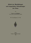 Buchcover Klinik der Missbildungen und kongenitalen Erkrankungen des Fötus