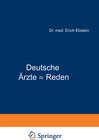 Buchcover Deutsche Ärzte - Reden