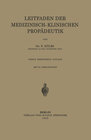 Buchcover Leitfaden Der Medizinisch-Klinischen Propädeutik