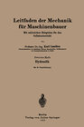 Buchcover Leitfaden der Mechanik für Maschinenbauer