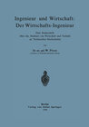 Buchcover Ingenieur und Wirtschaft: Der Wirtschafts-Ingenieur