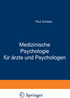 Buchcover Medizinische Psychologie für Ärzte und Psychologen