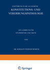 Buchcover Einführung in die Allgemeine Konstitutions- und Vererbungspathologie