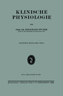 Buchcover Klinische Physiologie