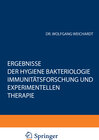 Buchcover Ergebnisse der Hygiene Bakteriologie Immunitätsforschung und Experimentellen Therapie