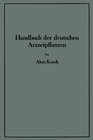 Buchcover Handbuch der Deutschen Arzneipflanzen