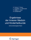 Buchcover Ergebnisse der Inneren Medizin und Kinderheilkunde