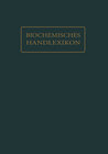 Buchcover Biochemisches Handlexikon