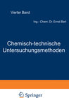 Buchcover Chemisch-technische Untersuchungsmethoden