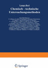 Buchcover Lunge-Berl Chemisch-technische Untersuchungsmethoden