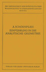 Buchcover Einführung in die Analytische Geometrie der Ebene und des Raumes