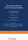 Buchcover Chemisch-technische Untersuchungsmethoden Ergänzungswerk zur achten Auflage