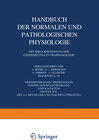 Buchcover Handbuch der Normalen und Pathologischen Physiologie Fortpflanzung Entwicklung und Wachstum