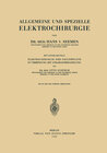 Buchcover Allgemeine und Spezielle Elektrochirurgie