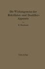 Buchcover Die Wirkungsweise der Rektifizier- und Destillier-Apparate mit Hilfe einfacher mathematischer Betrachtungen