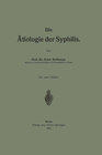 Buchcover Die Ätiologie der Syphilis