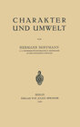 Buchcover Charakter und Umwelt