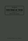 Buchcover Handbuch der Radium-Biologie und Therapie
