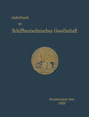 Buchcover Jahrbuch der Schiffbautechnischen Gesellschaft