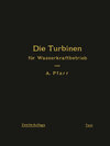 Buchcover Die Turbinen für Wasserkraftbetrieb