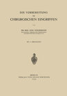 Buchcover Die Vorbereitung zu Chirurgischen Eingriffen