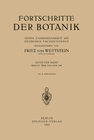 Buchcover Fortschritte der Botanik