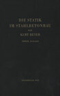Buchcover Die Statik im Stahlbetonbau