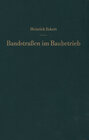 Buchcover Bandstraßen im Baubetrieb