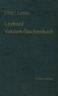 Buchcover Leybold Vakuum-Taschenbuch