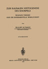 Buchcover Zur Kausalen Histogenese des Knorpels
