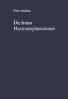 Buchcover Die freien Hauttransplantationen