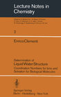 Buchcover Determination of Liquid Water Structure