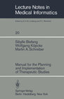 Buchcover Manual for the Planning and Implementation of Therapeutic Studies