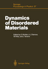 Buchcover Dynamics of Disordered Materials