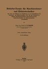 Buchcover Betriebs-Chemie für Maschinenbauer und Elektrotechniker