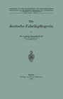 Buchcover Die deutsche Fabrikpflegerin: Heft 15