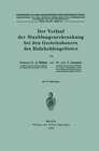 Buchcover Der Verlauf der Staublungenerkrankung bei den Gesteinshauern des Ruhrkohlengebietes