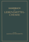 Buchcover Alkoholische Genussmittel