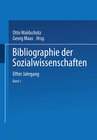 Buchcover Bibliographie der Sozialwissenschaften