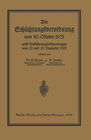 Buchcover Die Schlichtungsvcrordnung vom 30. Oktober 1923