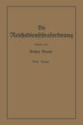 Buchcover Die Reichsdienststrafordnung (RDStO)