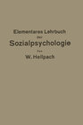 Buchcover Elementares Lehrbuch der Sozialpsychologie