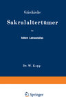 Buchcover Griechische Sakralaltertümer für höhere Lehranstalten und für den Selbstunterricht