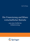 Buchcover Die Finanzierung und Bilanz wirtschaftlicher Betriebe
