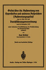 Buchcover Gesetz über die Aufwertung von Hypotheken und anderen Ansprüchen (Aufwertungsgesetz) vom 16. Juli 1925 und Durchführungs