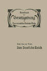 Buchcover Das Deutsche Reich