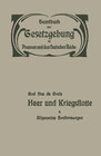 Buchcover Heer und Kriegsflotte